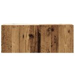vidaXL Ensemble de meuble TV mural 8 Pièces vieux bois bois d'ingénierie