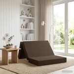 vidaXL Canapé-lit pliable 90 x 67 x 45 cm Taupe