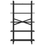 vidaXL Étagère Chêne noir 100 x 33 5 x 178 cm Bois d'ingénierie
