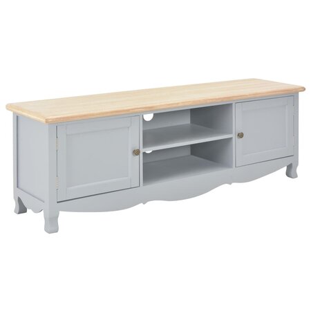 vidaXL Meuble TV Gris 120 x 30 x 40 cm Bois