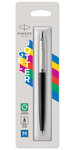 PARKER Jotter Originals - Stylo gel - Noir - recharge bleue pointe moyenne 0.7 - sous blister
