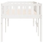 vidaXL Lit pour enfants sans matelas blanc 90x190cm bois de pin massif