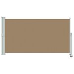 vidaXL Auvent latéral 100  polyester fer acier