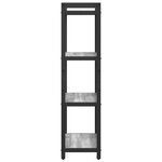 vidaXL Bibliothèque Sonoma gris 60 x 30 x 118 cm Bois d'ingénierie