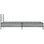 vidaXL Cadre de lit Sonoma gris 80 x 200 cm Bois d'ingénierie