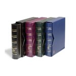 Album Optima Leuchtturm pour ranger 304 monnaies de collection. Couleur - Noir