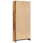 vidaXL Bibliothèque vieux bois 60x24x143 cm bois d'ingénierie