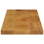 vidaXL Dessus de table 80x30x3 8 cm rectangulaire bois massif manguier