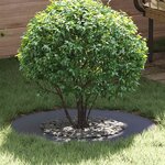 vidaXL Anneau plat pour arbre en anthracite Ø40/70 cm en acier.