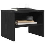 vidaXL Cabinet de chevet Chêne noir 40 x 40 x 30 cm Bois d'ingénierie