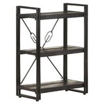 vidaXL Bibliothèque à 3 niveaux 60x30x80 cm Bois de manguier massif