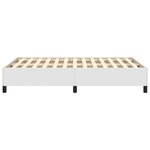 vidaXL Cadre de lit sans matelas blanc 120x190 cm similicuir