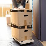 Pack and Move - Kit levier soulève Meubles - 2 Chariot Roulettes 150 kg - Lève Porte 100 KG - Pour meubles lourds - Déplacer meubles et Portes