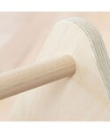 Jeu d'équilibre et motricité Montessori bois naturel et bleu turquoise