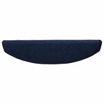 vidaXL Tapis d'escalier auto-adhésifs 15 Pièces Bleu marine