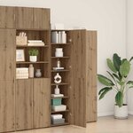 vidaXL Haut Armoire chêne artisanal 45 x 42 5 x 185 cm