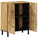 vidaXL Armoire latérale 60x33x75 cm bois massif de manguier