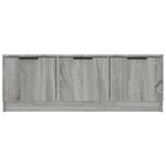 vidaXL Meuble TV Sonoma gris 102x35x36 5 cm Bois d'ingénierie
