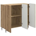 vidaXL Buffet Chêne artisanal 89 x 34 5 x 82 cm Bois d'ingénierie