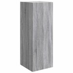 vidaXL Armoire Murale 33 x 34 5 x 90 cm Bois d'ingénierie Sonoma gris