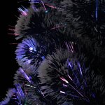 vidaXL Arbre de Noël pré-éclairé avec support 210 cm fibre optique