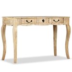vidaXL Table console Bois de manguier massif 120 x 50 x 80 cm