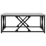 vidaXL Table basse sonoma gris 70x70x30 cm bois d'ingénierie