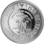 Pièce de monnaie en Argent 500 Francs g 10 Millésime 2025 Zodiac Signs 2025 TAURUS