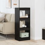 vidaXL Bibliothèque Chêne noir 40 x 30 x 103 cm Bois d'ingénierie