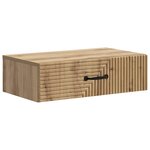vidaXL Table d'appoint murale 59 x 34 5 x 17 cm Bois d'ingénierie