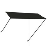 vidaXL Auvent rétractable avec LED 300x150 cm Anthracite