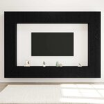 vidaXL Ensemble meuble TV 8 Pièces Chêne noir 100 x 30 x 30 cm