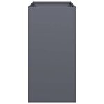 vidaXL Jardinière anthracite 40x80x80 cm acier