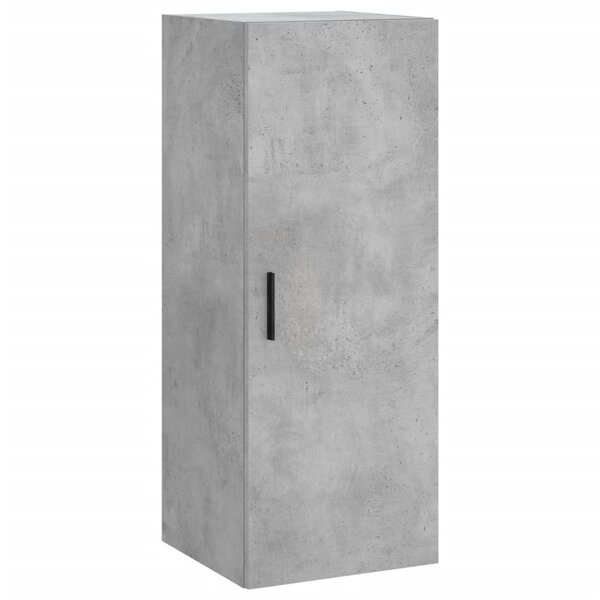 vidaXL Armoire murale gris béton 34 5x34x90 cm