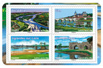 Carnet - Croix-Rouge Française La Loire - 10 timbres autocollants