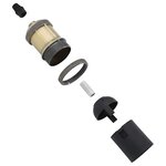 vidaXL Douilles de lampe 2 Pièces bronze E27