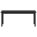 vidaXL banc Chêne noir 110 x 35 x 45 cm Bois d'ingénierie