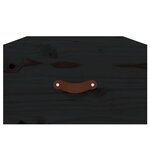 vidaXL Tables de chevet murales 2 Pièces Noir 40x29 5x22 cm