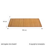 Tapis en bambou 60 x 300 marron