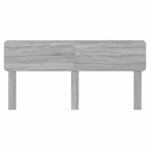 vidaXL Tête de lit Gris Sonoma 200 cm Bois d'ingénierie