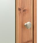 vidaXL Armoire à miroir de salle de bain Chêne 66x17x63 cm MDF