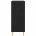 vidaXL Buffet Chêne noir 57 x 35 x 89 5 cm Bois d'ingénierie
