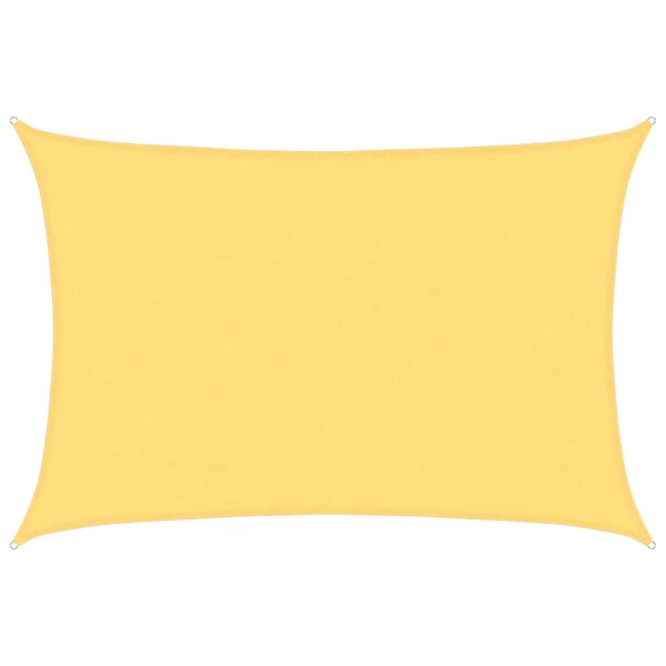 vidaXL Voile d'ombrage 160 g/m² Beige 5x7 m PEHD