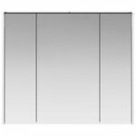 vidaXL Armoire Miroir de Salle de Bain Chêne noir 83 5 x 15 5 x 70 cm