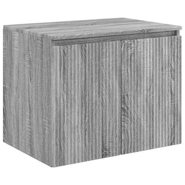 vidaXL Cabinet de Salle de Bain Mural Sonoma gris 62 5 x 44 5 x 50 cm