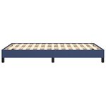 vidaXL Cadre de lit Bleu 120 x 200 cm Tissu