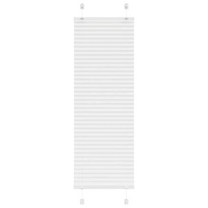 vidaXL Store plissé blanc 50x100 cm largeur du tissu 49 4 cm polyester