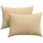 vidaXL Coussins de canapé 2 Pièces Vert gris 70 x 50 cm