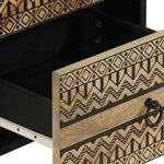 vidaXL Buffet 40x33 5x75 cm bois de manguier brut massif