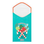Carte De Vœux Surprise Poinsetia Gui - Draeger paris